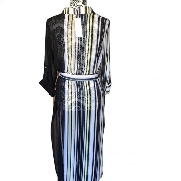 CALVIN KLEIN SHEER TUNIC - Picture 6 of 7